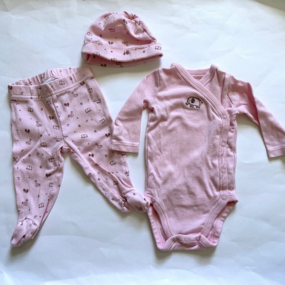 3 Piece Baby Girl Matching Set
